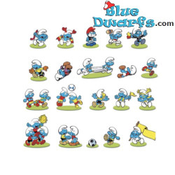 The Football Derby - Netherlands vs Belgium - Metal Smurfs - Pixi 2020