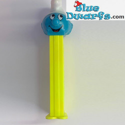 5x Schtroumpf  - bouchon -  (Pez, +/- 8cm)