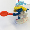 20135: Tennis Schtroumpfette - piédestal: rouge - Schleich - 5,5cm