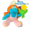 Mc Donalds Sasette Jouet en peluche schtroumpf avec fleur/aimant sur la tête (5/ 2000)