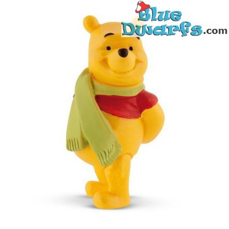 Winnie Puuh- Disney Spielfigur - Winnie the Pooh mit Schal - 7cm