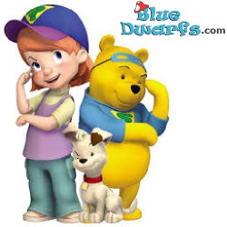 2x Winnie the Pooh Bullyland Disney Buster +/- 4cm