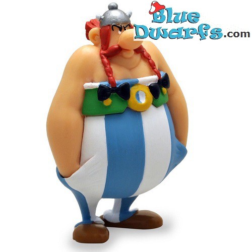 Obelix angry and with hands in his pockets - Figurine - Asterix & Obelix - Plastoy - 9 cm