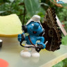 20143: Puffo radiotelegrafista (nero/ antenna corta) - Schleich - 5,5cm