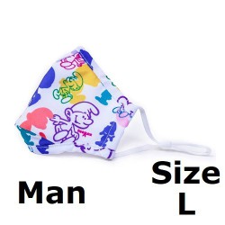 Smurf Mask: Size L/ Man...