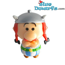 Obélix con los brazos cruzados - Astérix y Obélix - Figura de juego Plastoy Chibi - 5x3 cm