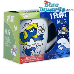 smurf mug - Smurfette and jokey smurf - Walcor - 400ML