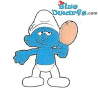 Hippe Smurf - Mc Donalds figuurtje (2018 / +/- 7 cm)