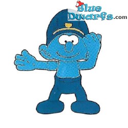 Politie Smurf - Mc Donalds figuurtje (2018 / +/- 7 cm)