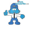 Pilot Smurf - Mc Donalds figurine (2018 / +/- 7 cm)