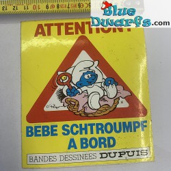 1 x smurf item - Bebe schtroumpf sticker