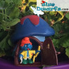 49013: Cottage blue/red