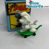 40204: Skateboard Smurf Rohlinge WHITE (Supersmurf) - Schleich - 5,5cm