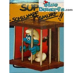 40212: Smurf in cage (Supersmurf) - Schleich - 5,5cm