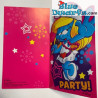 6 x uitnodigingskaarten smurfen (Neutraal)