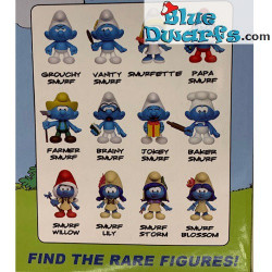 Smurfen Collector Mates - complete set -  9cm - 2019
