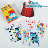 Kartenspiel Schlümpfe farbig (54 Karten)