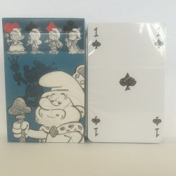 Speelkaarten smurfen geschetst (54 kaarten)