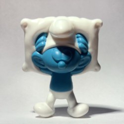 Luilak Smurf - Mc Donalds figuurtje (2018 / +/- 7 cm)