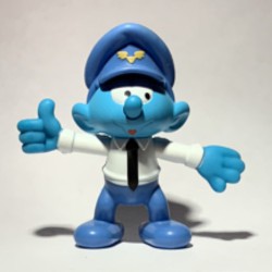 Schtroumpf Pilote - Mc Donalds figurine (2018 / +/- 7 cm)