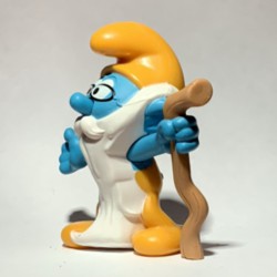 Grandpa Smurf - Mc Donalds figurine (2018 / +/- 7 cm)