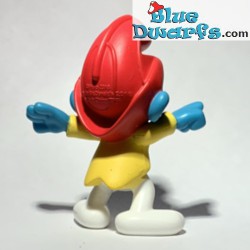 Fire fighter Smurf - Mc Donalds figurine (2018 / +/- 7 cm)