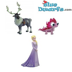 Frozen speelset met Elza, Sven en Salamander (Bullyland, 4-10cm)