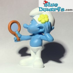 Puffo Vanitoso - Figura di puffo - Mc Donalds Happy Meal - 2011 - 8cm