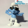 Smurf with sunglasses - Movie Figurine toy - Mc Donalds Happy Meal - 2013 - 8cm