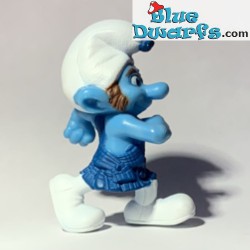 Puffo highlander - Figura di puffo - Mc Donalds Happy Meal - 2011 - 8cm