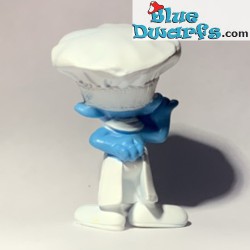 Greedy Smurf with spoon - Figurine - Mc Donalds Happy Meal - 2011 - 8cm