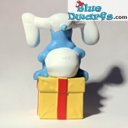 Jokey Smurf with present - Figurine - Mc Donalds Happy Meal - 2011 - 8cm