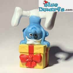 Jokey Schlumpf mit Geschenk - Spielfigur - Mc Donalds Happy Meal - 2011 - 8cm