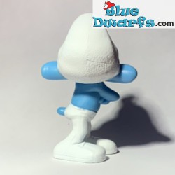Grouchy smurf with butterfly - Figurine - Mc Donalds Happy Meal - 2011 - 8cm