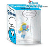 Smurfette with flower - speech bubble - Resin figurine - Plastoy - 20cm
