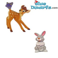 Bambi and Thumber - Playset Bullyland Disney (+/- 3-7,5cm)