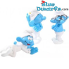3 x Puffi (serie completa)  - PLASTIC -  (Goldie Marketing +/- 15 cm)