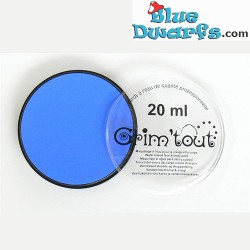 Schlumpf Farbe: Wasserbasiert Schminckfarben blau (20 ML)