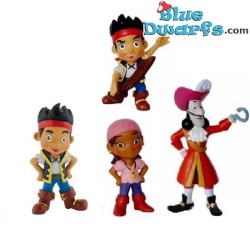 4x  Jake et les Pirates du Pays Disney +/- 6-9cm (Bullyland)