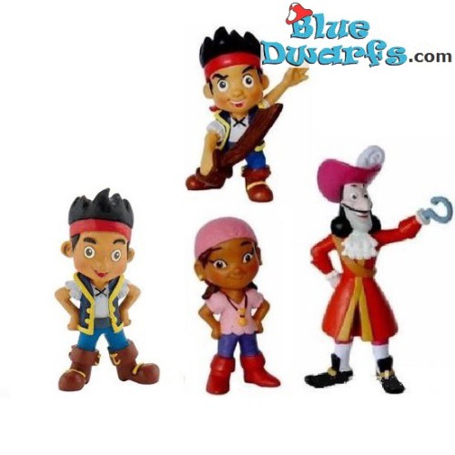 Disney Jake & The Neverland Pirates Figures Figurines Toy Cake Toppers Bullyland 