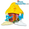Gelb Schlumpfhaus - Schlumpfhilde und Eitler Schlumpf - Happy Meal - 2017 - 10 cm