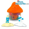 Orange Cottage Smurf - Smurfwillow and Judo Smurf - Happy Meal - 2017 - 10 cm