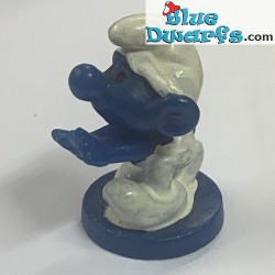 Somnambule Mini Schtroumpf Bully Bleu / blanc -   (+/- 2cm)