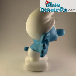 Jokey Smurf - bath toy in Egg - Flexible rubber - Plastoy - 6cm