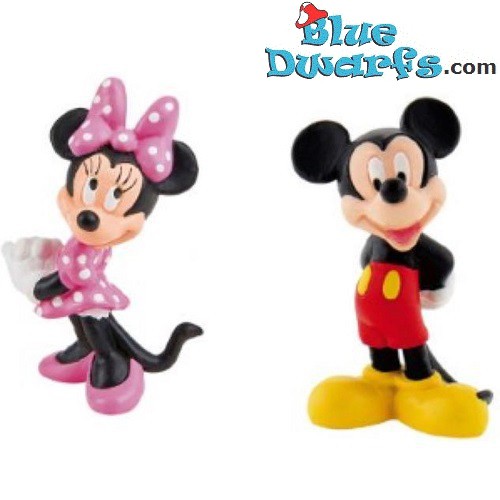 Mickey Mouse en Minnie Mouse in Love (Bullyland)