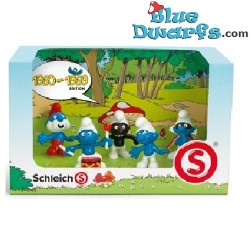 1960-1969: Caja con 5 pitufos (edición de aniversario, 2008)