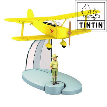 1x Tintin aviatore Moulinsart (+/- 13 x 15 x 9 cm)