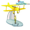 1x airplane Statue tintin Moulinsart (+/- 13 x 15 x 9 cm)