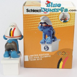 BE010/40266: BOIC Swimmer Smurf (20736, 2012) - Schleich - 5,5cm