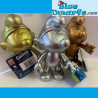 Goud, Zilveren en Bronzen Smurfen – 20 cm – Vinyl Global Smurfday figuren – Set van 3 met beweegbaar hoofd en armpjes